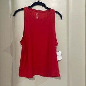 Beyond Yoga. Rebalance Feather Weight Tank. Red. Medium.